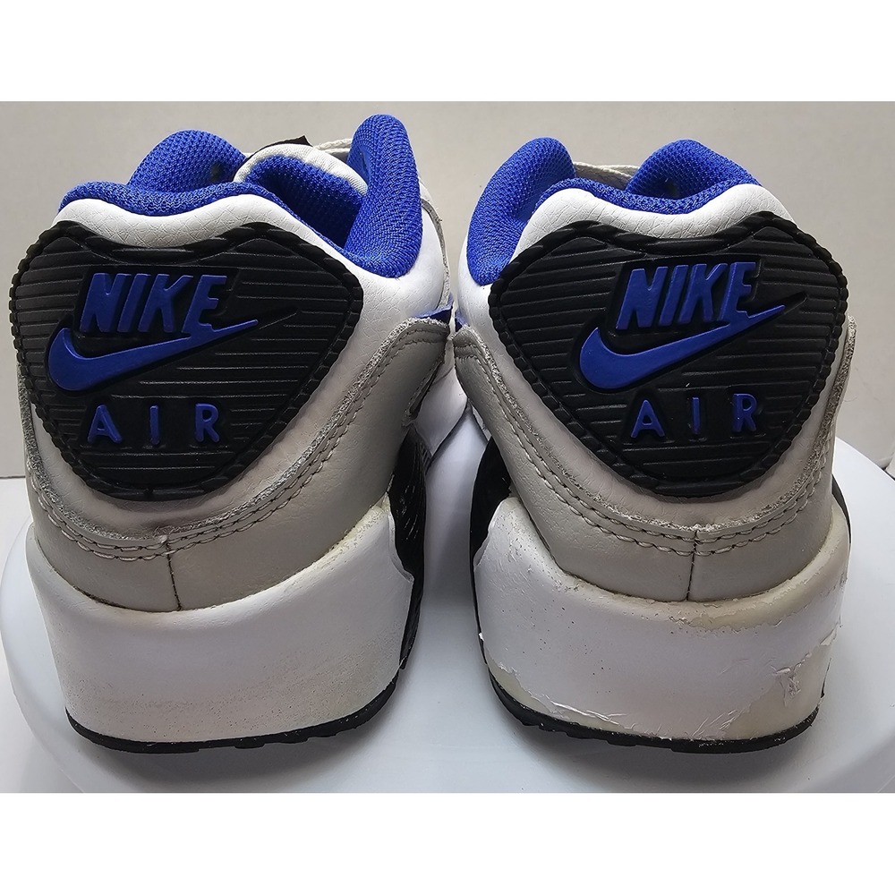 Nike Air Max 90 LTR White Racer Blue Light Bone DV3607-100 Size 5.5Y Youth - Picture 8 of 11
